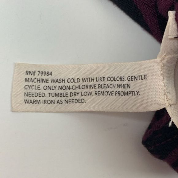 Soma Purple Black Floral Ultra Soft Stretch Twist Detail Dress [Size‎ Large] - Picture 7 of 7